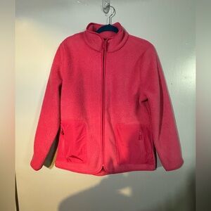 Talbots t by‎ Talbots women’s High-Low Cozy Sherpa Jacket Pink Punch large NWT